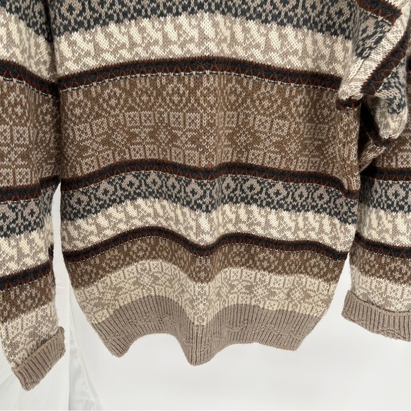 The Italian Sweater Co Vintage Mens Wool/Acrylic Sweater Size L Grandpa - Picture 3 of 9